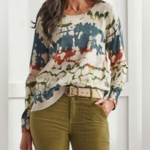 Tribal Multicolor Abstract Print Sweater